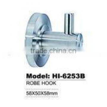 Round high quality stailess steel bathroom single hook,Robe Hooks