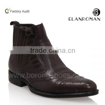 High quality leather boot fashion man boot manufacturer