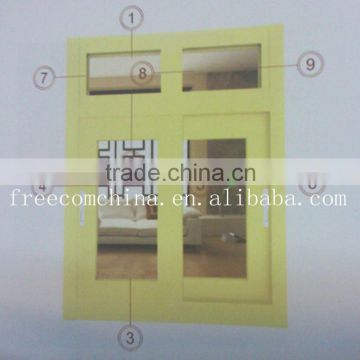 Extruded Aluminum alloy Sliding Window Components