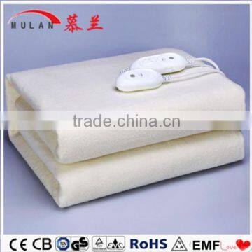 100% super soft fabric electric blanket with heating element