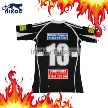 2014 professional sublimated rugby shirts