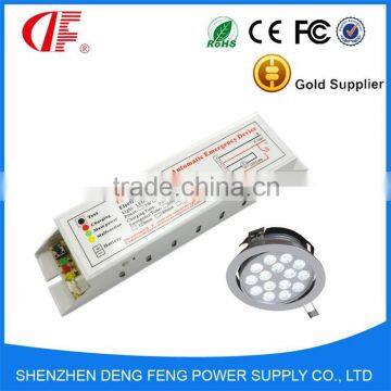 Emergency light power supply with 100% emergency power 3W 3hours for Energy saving emergency lights