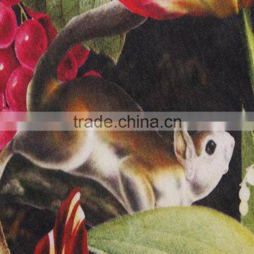 New animal and flower digital product poplin printing fabric cotton textiles