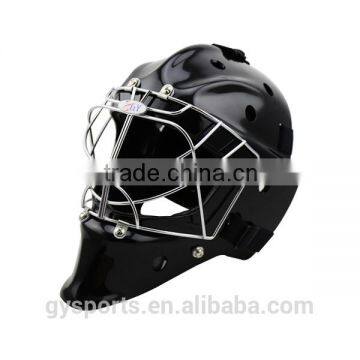 Black Floorball Helmet Skateboard ABS Outer shell for Floorball