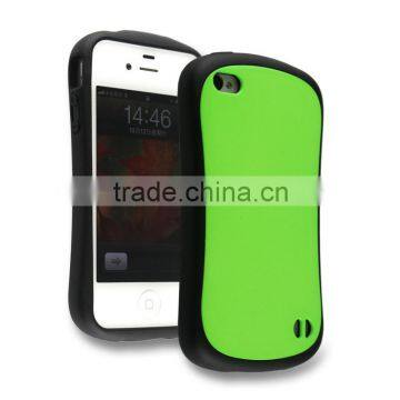 Neon Green Cute pear phone cases for iphone 4 (Iface Thin waist design)