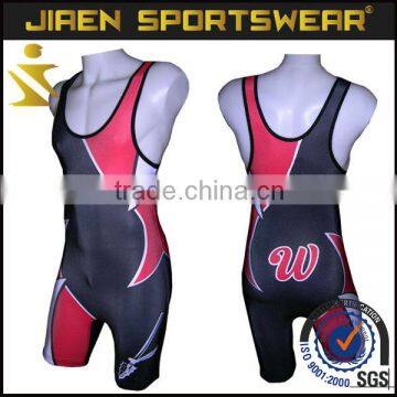 2016 custom Wrestling singlet for men lycra cheap wrestling singlets for sale