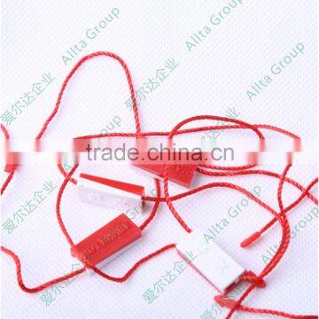Direct Factory custom plastic hang tag/string seal tag made in china