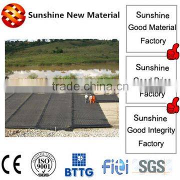 25-25KN/M drainage protection kintted polyester geogrid