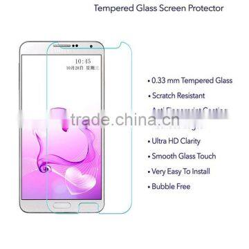 Keno Factory Price! Bubble Free High Clear Anti-shock 9H Hardness Plating Tempered Glass Screen Protector for Samsung Galaxy J2 photo-2