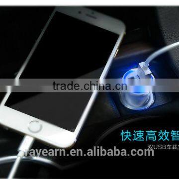 REYON PC Fireproof Mini Dual Usb 2.4A Car Charger for Asus Vivobook With LED Indicator photo-4