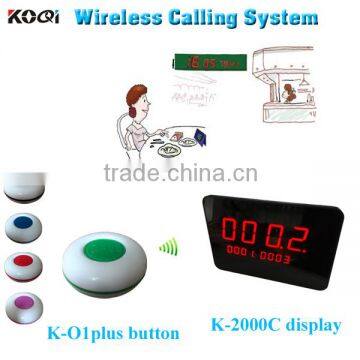 Table Call Bell Restaurant Waiter Call Wireless Customer Calling System Durable Wireless Calling Coaster Buzzer Wireless Button