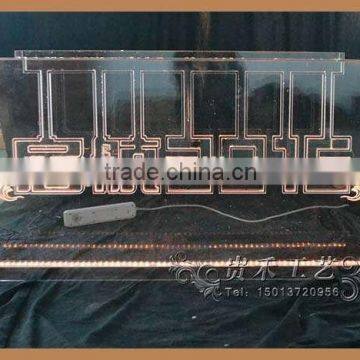 GH-I009 Clear Acrylic Led Sign Display Led Outdoor Display Transparent Led Display photo-6