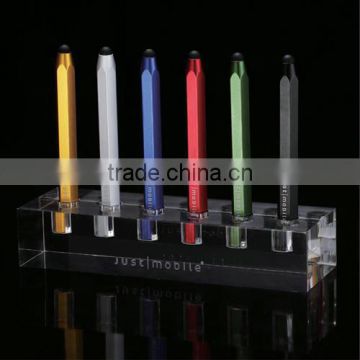 OEM different color clear acrylic pen carriage