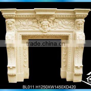 Antique fireplace mantels