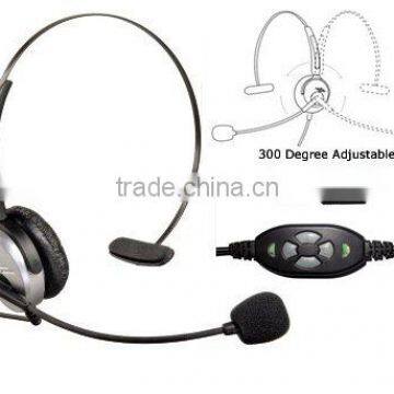 Stereo USB Headsets for computer PC business VOIP