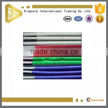 5mm 1x7 Pvc Coated Steel Wire Rope Cable photo-2