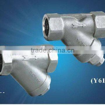 1/4" stainless steel casting Y-STRAINER apply to BASIN