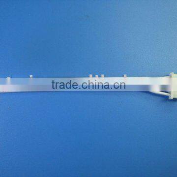 red and white flat wire