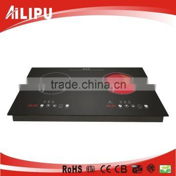 Ailipu Built in Double Induction cooker and Infrared Cooker 3600W SM-DIC09A-1