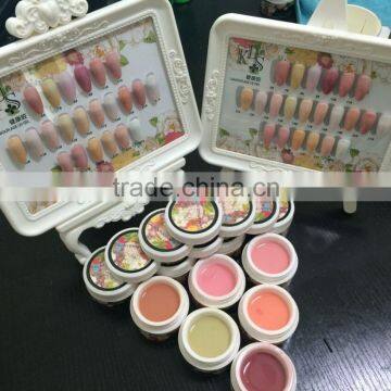 22 color camouflage uv gel hot sale in South Afraic nail solon