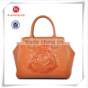 2015 New Arrival Genuine Leather Wholesale Handbag China Lady Handbag