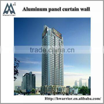 Beautiful luminium panel curtain walls designed by Guangzhou Hwarrior