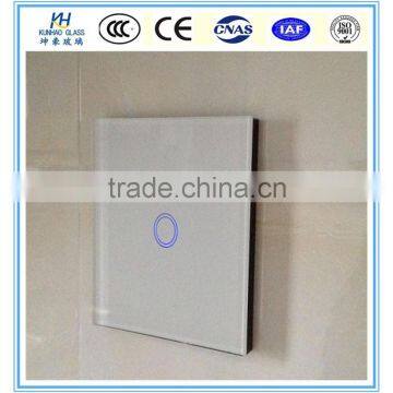 glass touch switch glass switch material silk screen glass