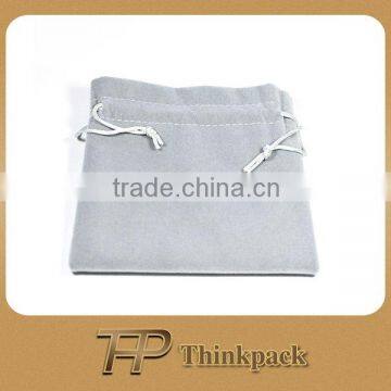 Grey Velvet Bracelet Pouch