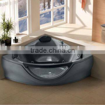 2 person grey acrylic color whirlpool spa tub bathtub indoor massage bathtub