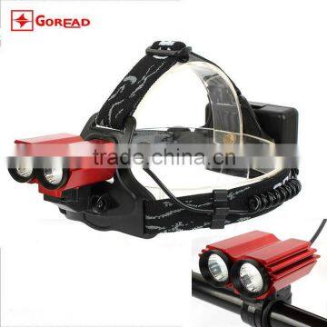 Goread T10 head lamp 18650 high bright bicycle light headlamp