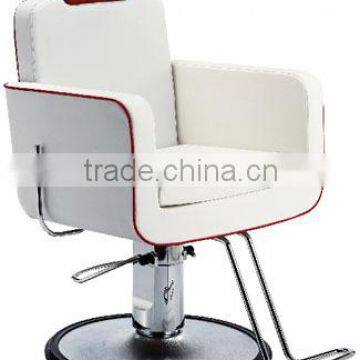 white multifunctional salon barber chair