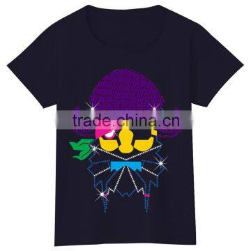 2016 Hot Sale Slim Girls Funny Sleeveless Cheap Wholesale Tshirts photo-2