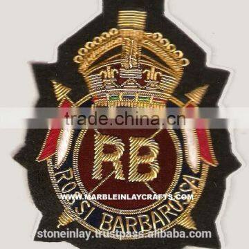Fashion Embroidery Badge, Crest, Emblem Badges and Patches