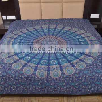 Indian Mandala Duvet Cover Handmade Queen Bedding Throw Boho Ethnic Doona Cover