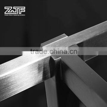 ZJF Portable Metal Display Rack Garment Stainless Steel Rack Display photo-4