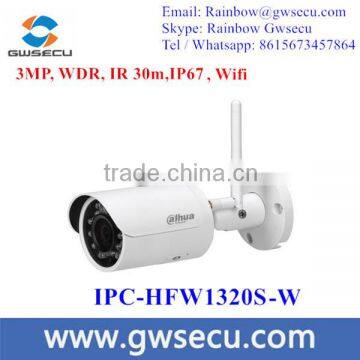 IPC-HFW1320S-W Dahua 3MP HD bullet outdoor IP mini Wifi camera