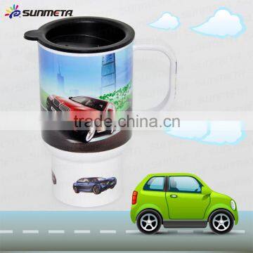 Sunmeta New Arrival Hot Selling Printing Sublimation Plastic Car Mug                        
                                                Quality Choice