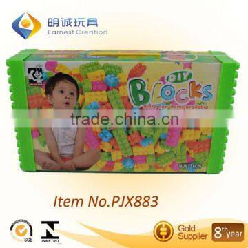 Plastic DIY buliding block for kid