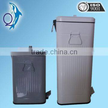 10 years Professional maunfacture mteal squared recycling outdoor waste bin