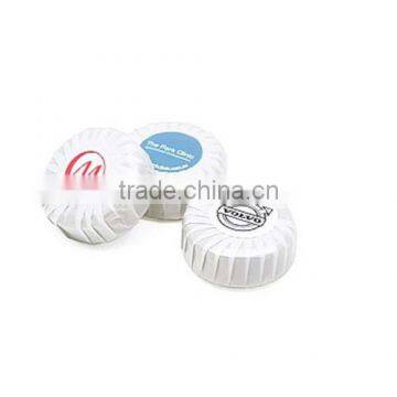 Disposable customized hotel soap with logo