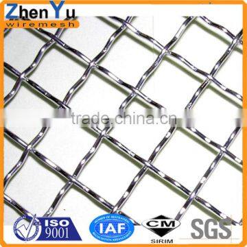 Crimped woven 304 Stainless steel Crimped Wire Mesh