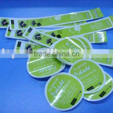 glossy laminated paper label(PS-026)