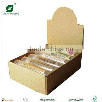 NATURAL KRAFT LIP BALM ARCHED DISPALY BOX