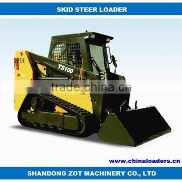 China skid steer loader for sale TS100 Cummins diesel engine Imported hydraulic system hot sale