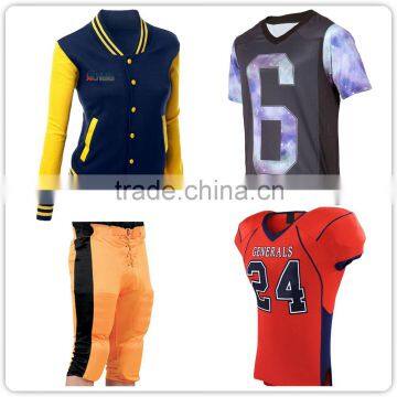 American football jackets/football jersey custom made