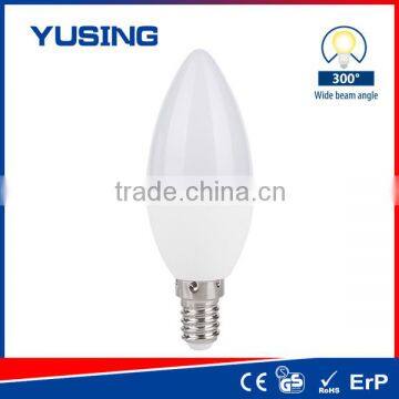 LED Light Bulbs For Sale C37 Candle Plastic LED Bulb 6W