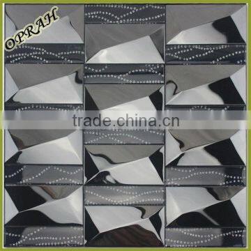 Decorative metallic glass mosaic popular in Southeast Asia