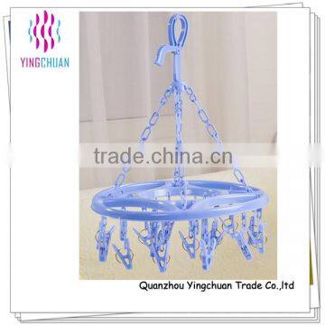 Functional Round Plastic Hanger Rack