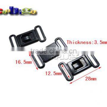 1/2"(12.5mm) Plastic Safty Breakaway Bra Buckles Front Closure Webbing #FLC070-B