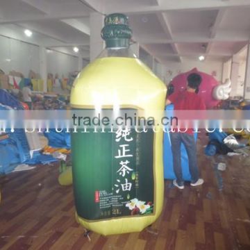 2015 customized inflatable oil bottle for sale